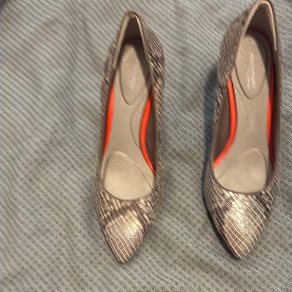 Snakeskin Patterned Women's Shoes